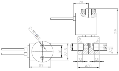 微型電磁閥結構圖